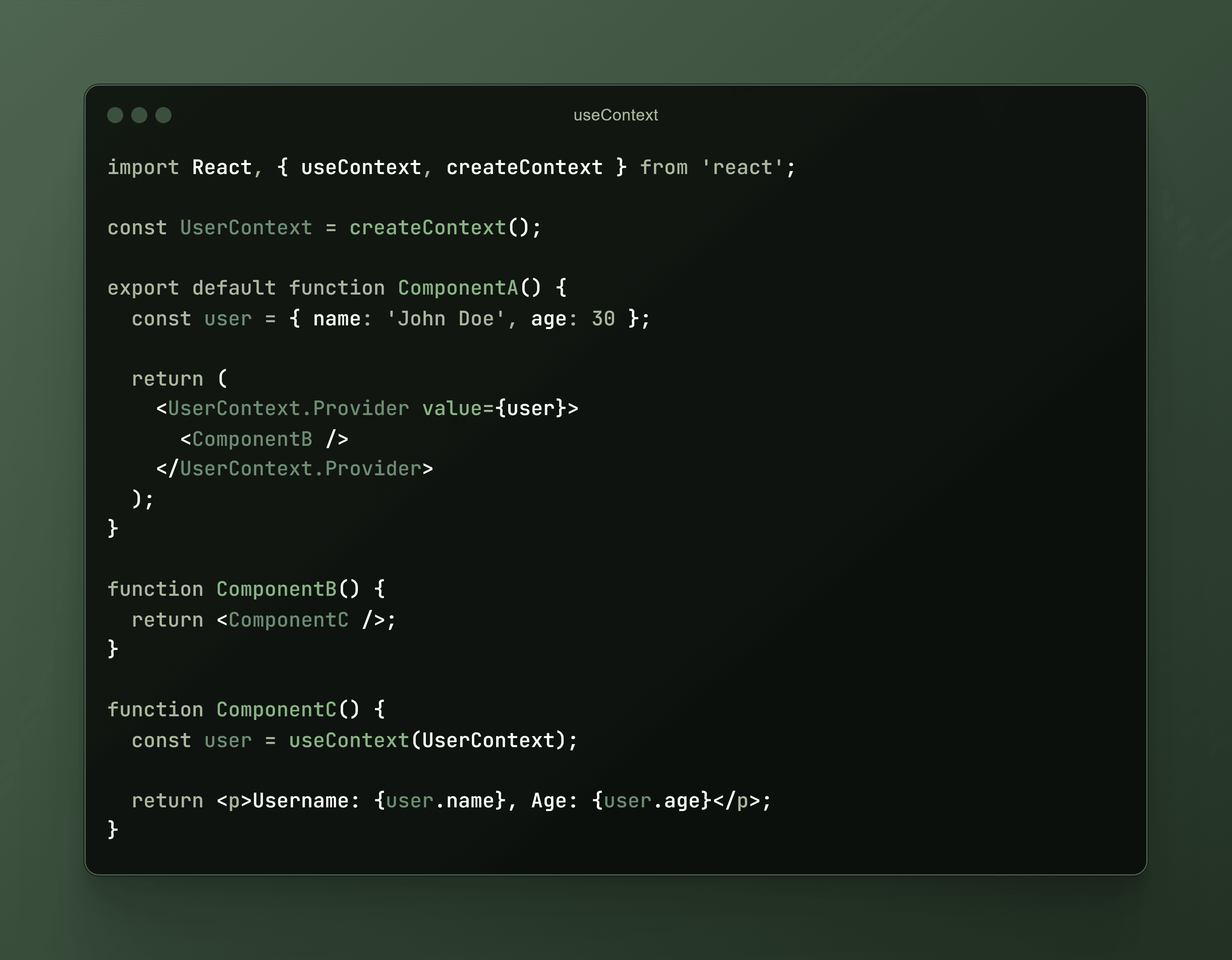 useContext Hook
